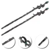 2 Pcs Vintage Hairpin Clips Womens Sticks Fork Snake Zinc Alloy Chopsticks Accessories Women's 5