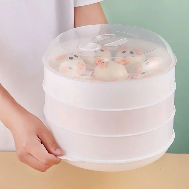 Microwave Oven Special Steamer Steamed Dumpling Rice Container Steamed Microwave Food Cooking Container Kitchen Cooking Gadget