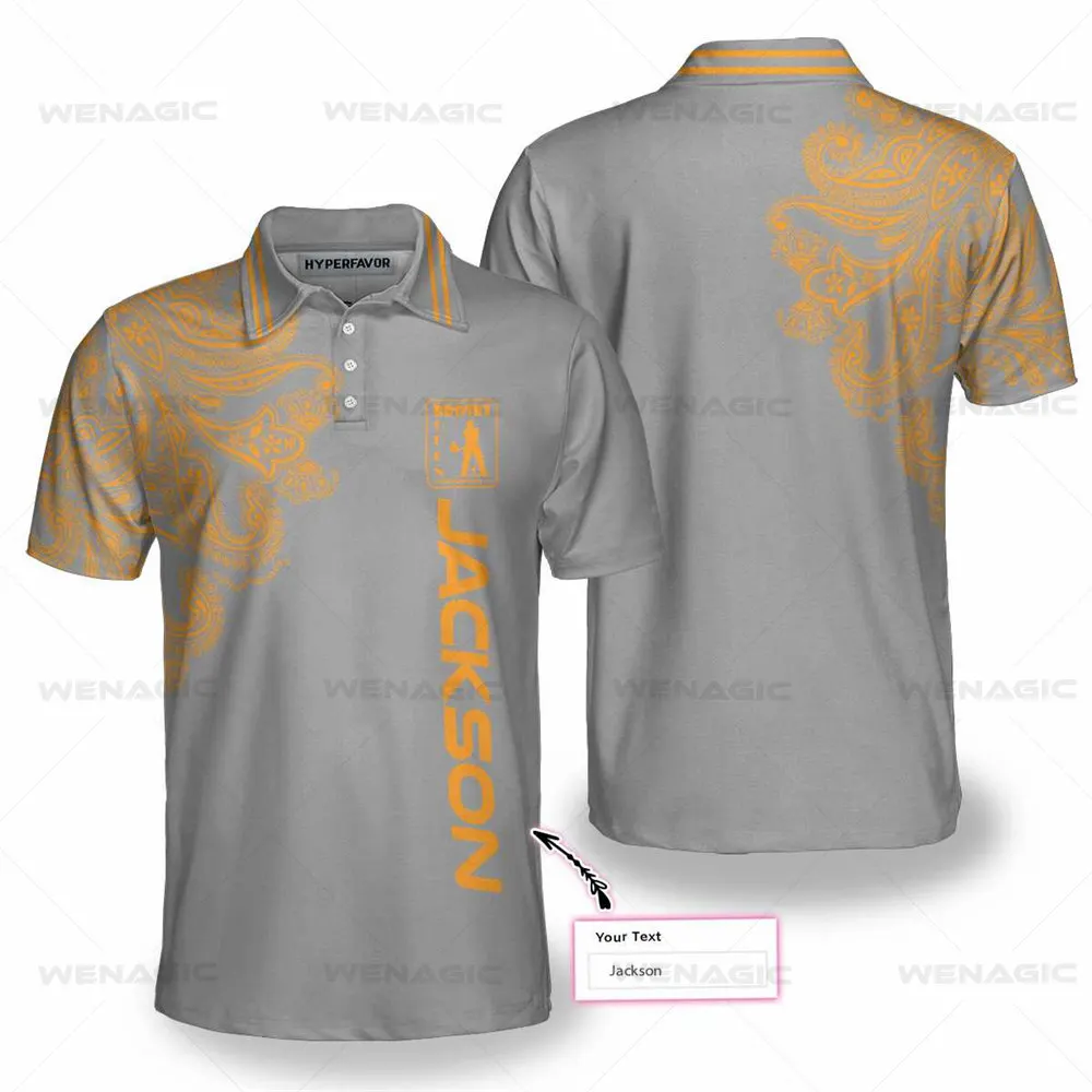 Mens Golf Shirt Men Golf Polo Shirts Summer 3d Print Holiday Casual Short Sleeve Top Lapel Clothing Oversized Tshirts