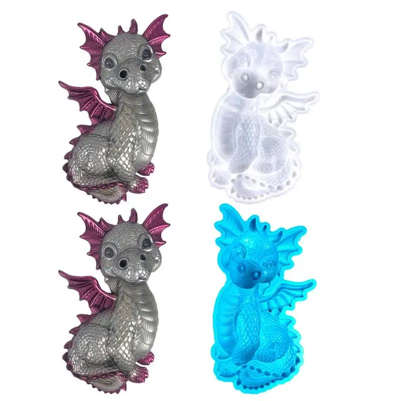 

Dragon Resin Molds Mold For Dragon Shaped Candle Silicone Mold Create Stunning Dragon Figurines Making Epoxy Casting Mould