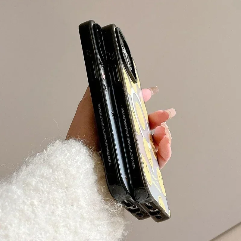 Acrylic Black Border Star iPhone 11 12 13 15 14 Pro Max Protective Case, Fits iPhone 15 Pro Max