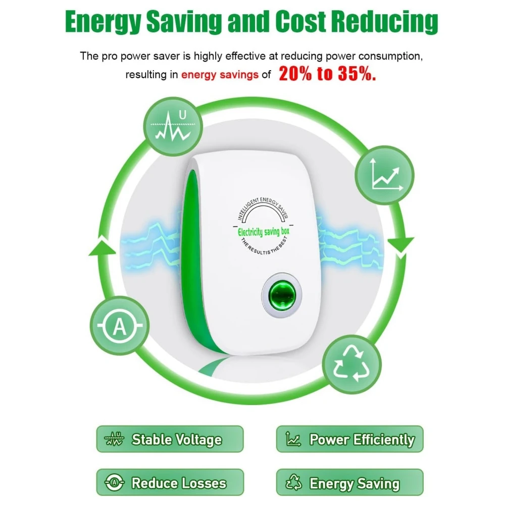 Power Saver Smart Electricity Saving Box Intelligent Energy Saver Power Factor Saving Device Cost Reducing for Household Office