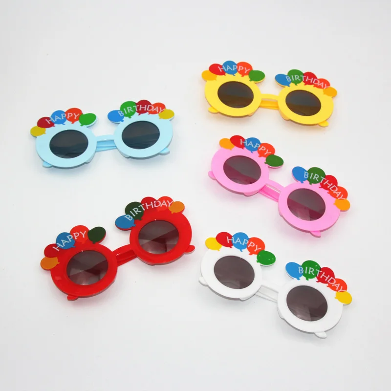 

Adult Children Happy Glasses Happy Birthday Sunglasses Gathering Picnic Photography Props Cake Decoration Party Gift