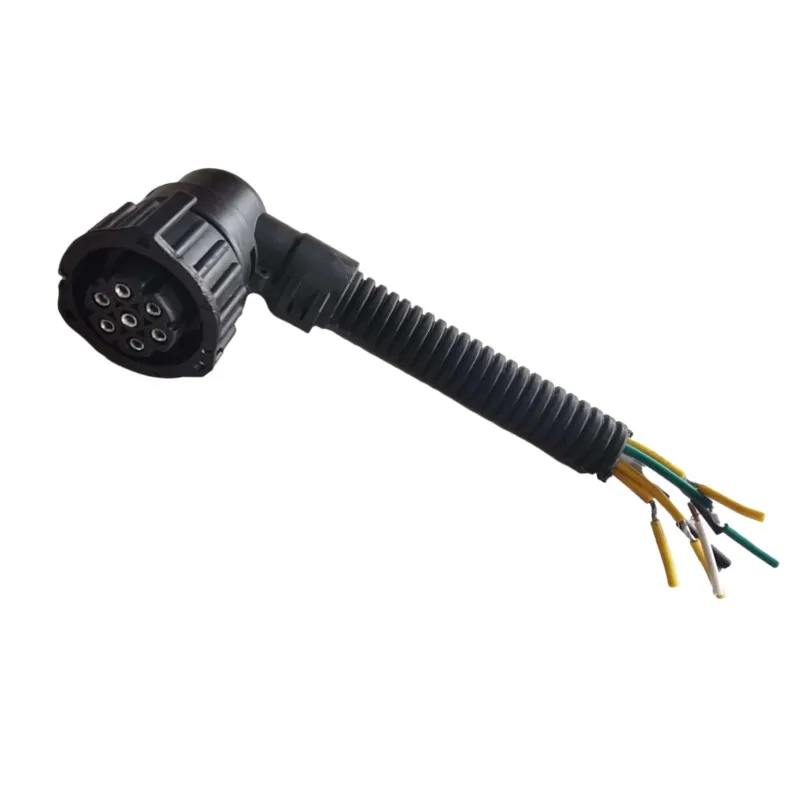Enchufe macho 7 pines para coche, conector de cable de montaje de luz trasera para camión Volvo FH, mercedes benz Actros, Scania, - AliExpress