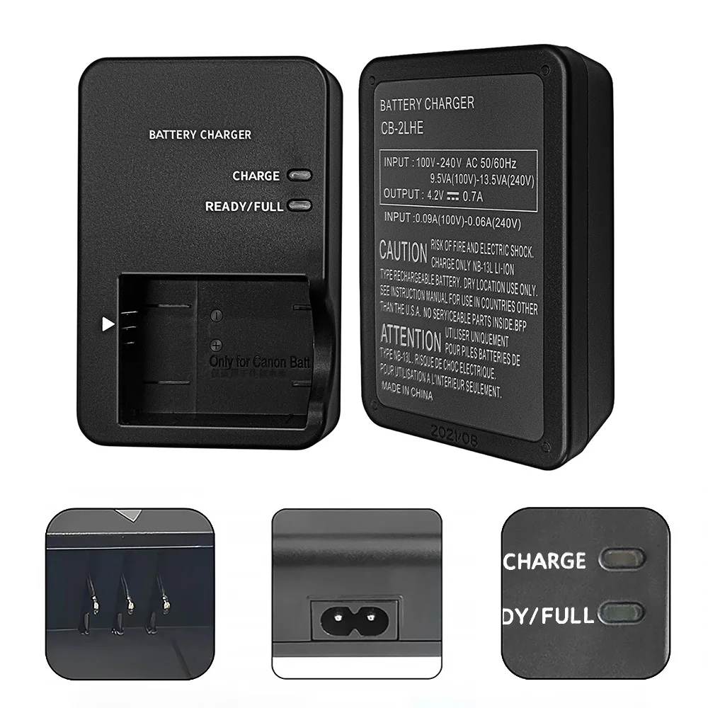캐논 G1 G5x G7x G9X Sx620 Sx720 Sx730 Sx740 HS 카메라용 배터리 충전기 CB-2LH CB-2LHT CB-2LHE NB-13L 배터리 충전기