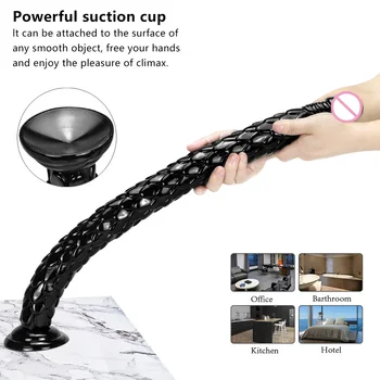 62CM Super Huge Anal Butt Plug Black Dildo Sex Toys For Women Men Couples Monster Dick Anus Expansion Prostate Massage Adult 18+ 4