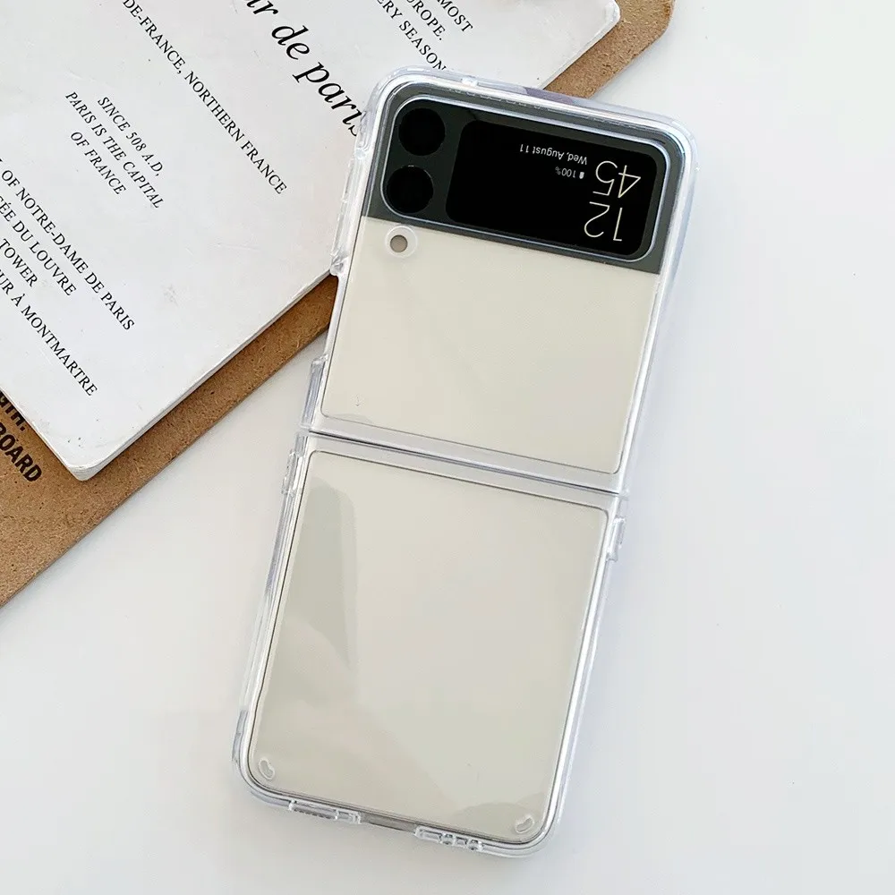 Custodia Per Telefono Trasparente Ultra Sottile Per Samsung Galaxy Z Flip 3 Cover Posteriore In Silicone Morbido Antiurto Per Samsung Z Flip 3 5G