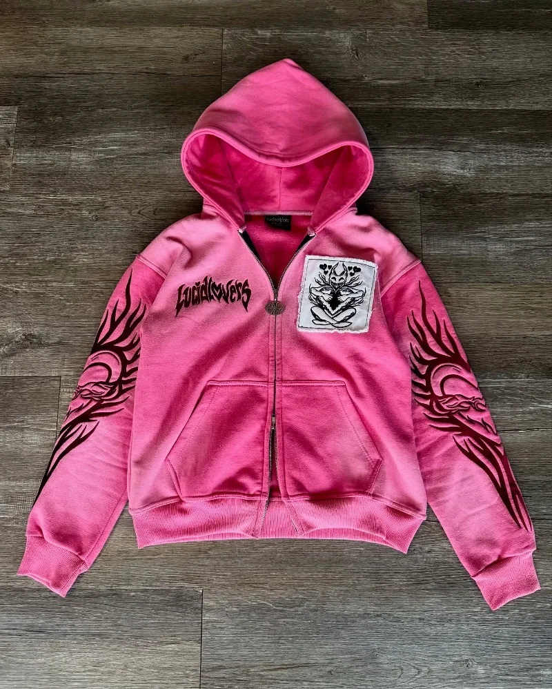 Y2K Hoodie Back View