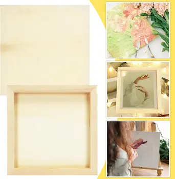 Square Wood Craft Panels 1