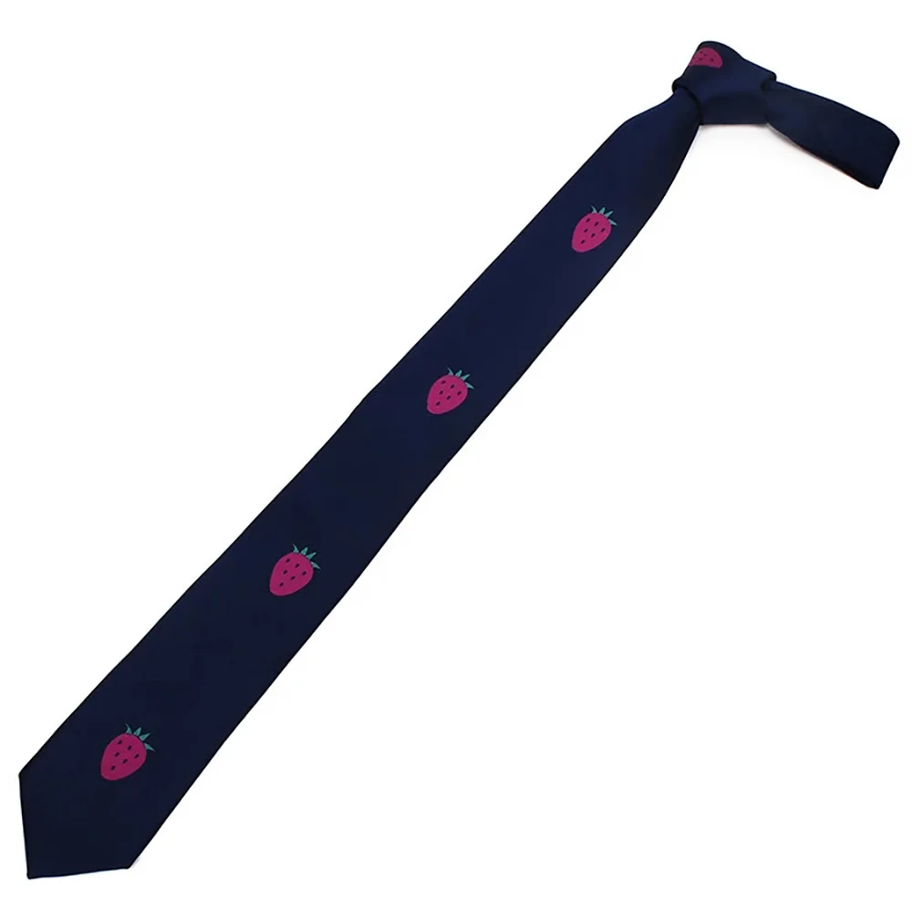 Anime JoJo's Bizarre Adventure Fugo Pannacotta Kira neck tie small strawberry adult cosplay accessory costumes props Halloween