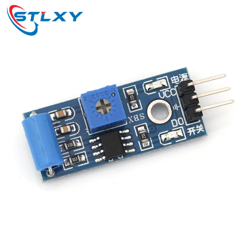 Stlxy normally closed type vibration sensor module Alarm sensor module Vibration switch SW-420 for arduino