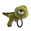 1PC Plush Tyrannosaurus Hair Tie Cartoon Dinosaur Hair Rope Hair Band for Girls Kids (Green) 1