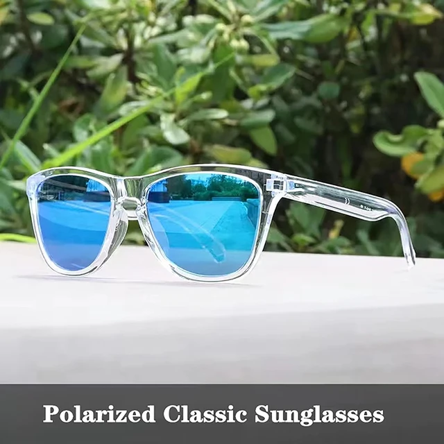 Lunettes de soleil polarisées rétro pour hommes et femmes, lunettes de vision nocturne, lunettes de soleil UV400 claires, marque de créateur 1