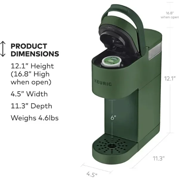 NEW NEW Keurig K-Mini Single Serve Coffee Maker, Evergreen 4