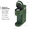 NEW NEW Keurig K-Mini Single Serve Coffee Maker, Evergreen 4