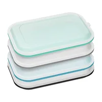 Compartiments de rangement pour réfrigérateur en 4 couleurs pour fruits et légumes, boîtes d'emballage réutilisables pour aliments et viande congelée 1