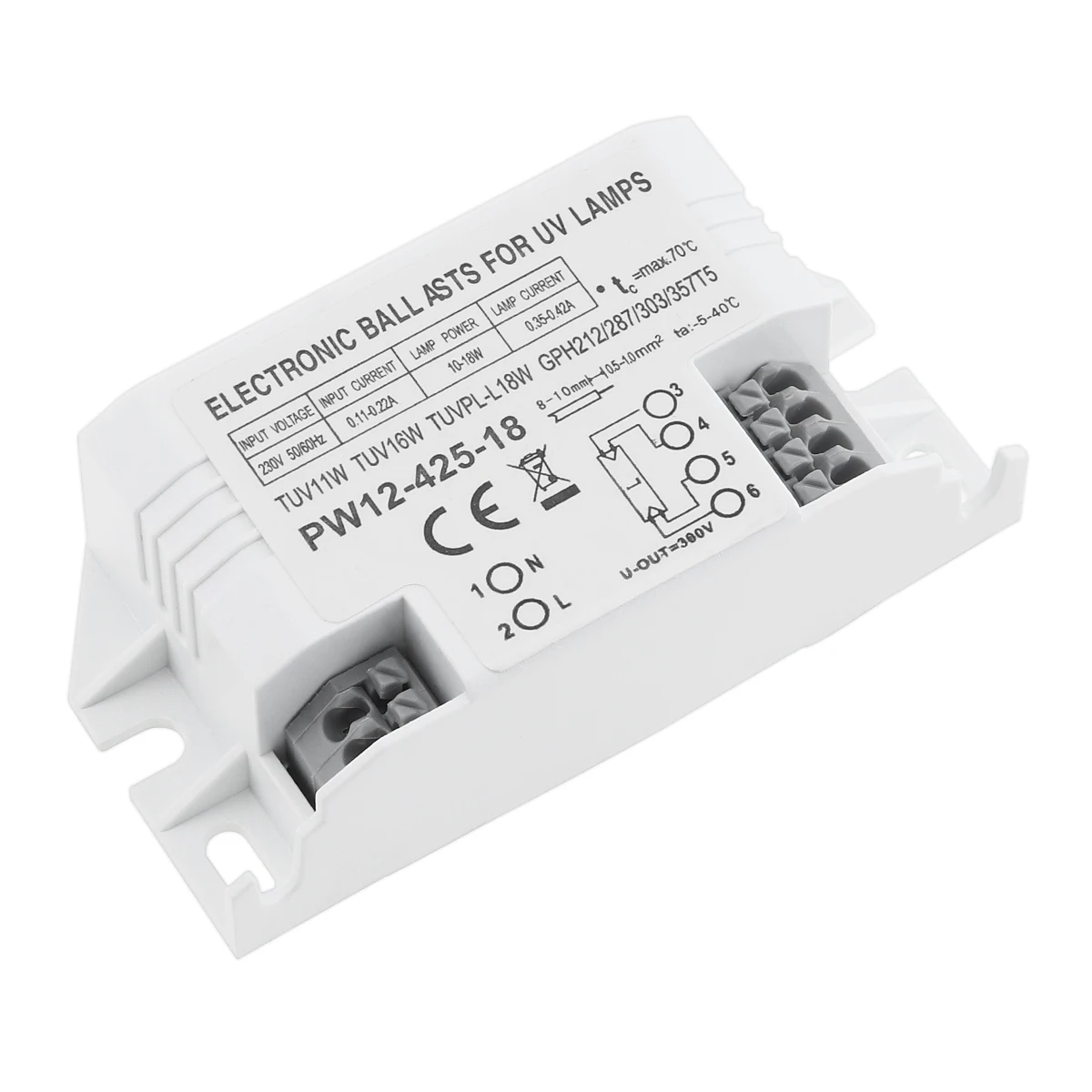 Tubo UVC, Balastros Eletrônicos, 10-18W, 220V, G23, G10q, Lâmpada UV G5