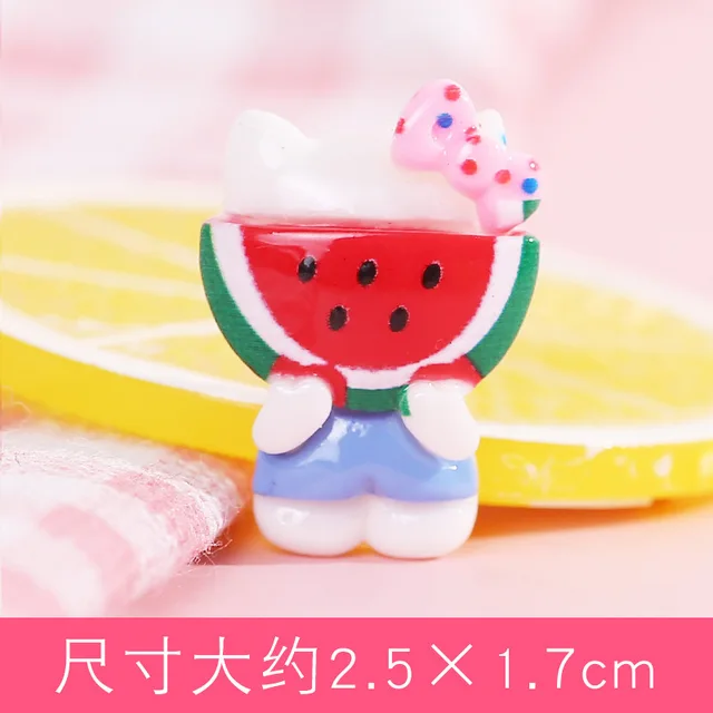 10 Db Új Aranyos Rajzfilm Állat Hello Cica Gyanta Cabochon Scrapbooking Barkács Ékszerek Hajtó Kézműves Dekorációs Kiegészítők - Image 5