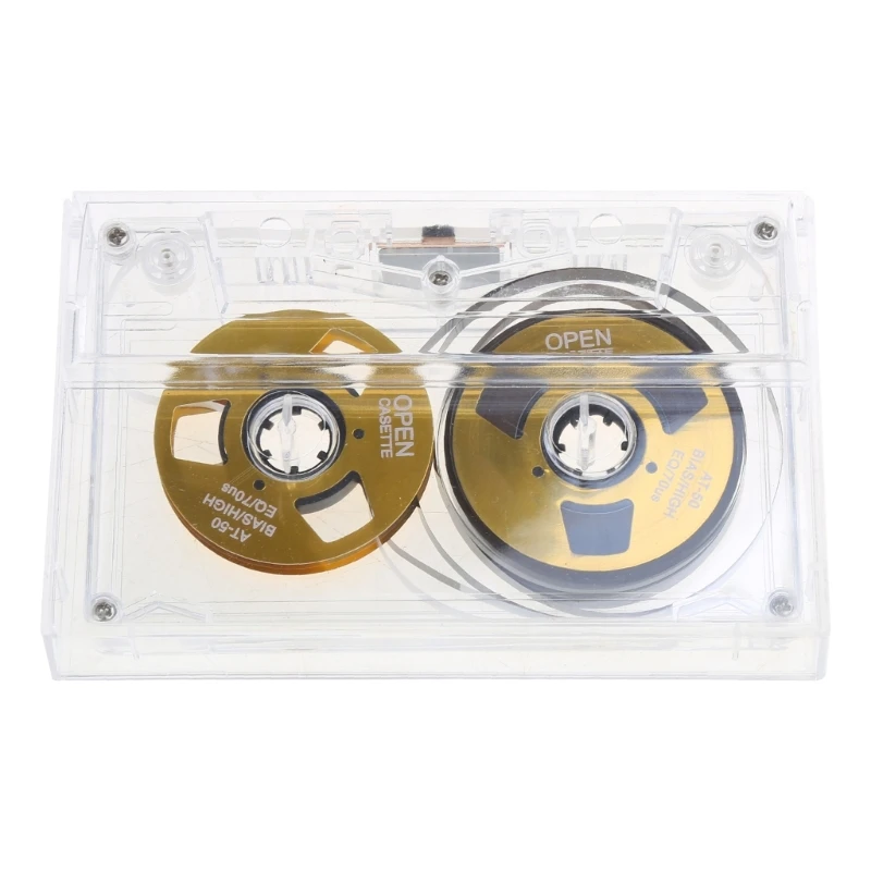Blank Recording Tape Player Empty Tapes for 50 Minutes of Clear Music Recording