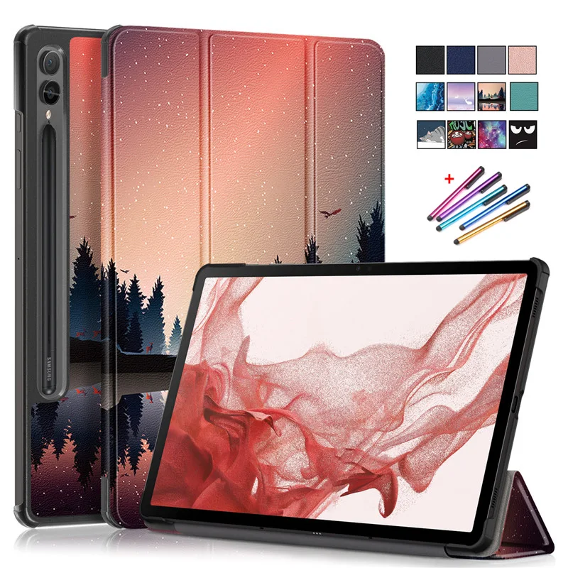 

Чехол для планшета Samsung Galaxy Tab S9 SM X710 X716B X718U, кожаный чехол-подставка, складной чехол для Galaxy Tab S9 11 дюймов 2023