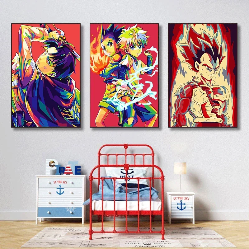 Bandai-Affiches de peinture sur toile Anime NarAAOne Piece, Zoro, Luffy, Art mural, décoration de la maison, impressions, décoration de chambre d\'enfant 2 Bandai-Affiches de peinture sur toile Anime NarAAOne Piece, Zoro, Luffy, Art mural, décoration de la maison, impressions, décoration de chambre d\'enfant 2