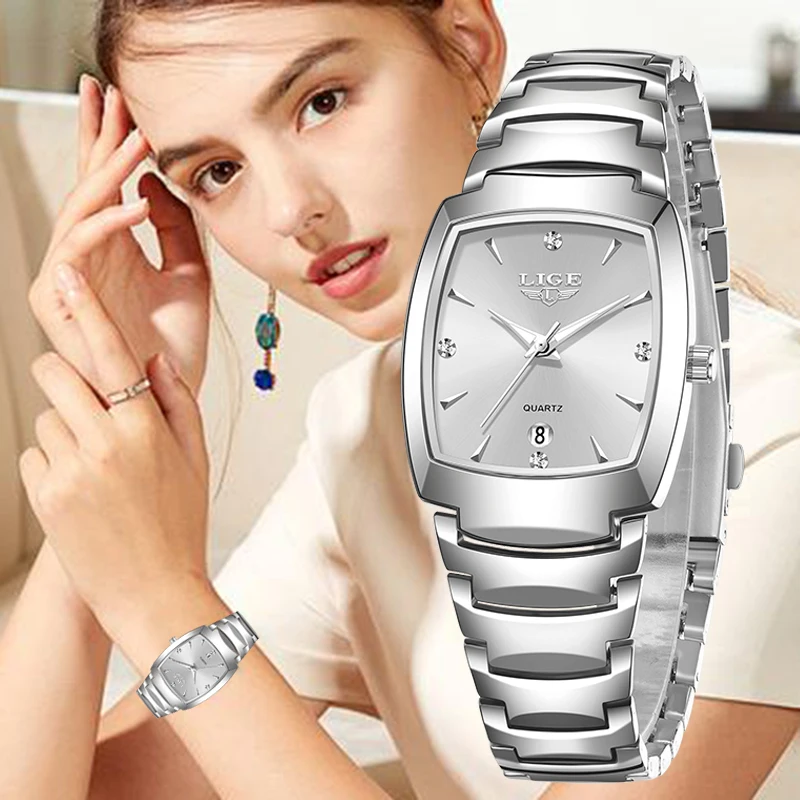 LIGE 2026 new Women's Watch Business Luxury Ladies clock Fashion quartz Simple…