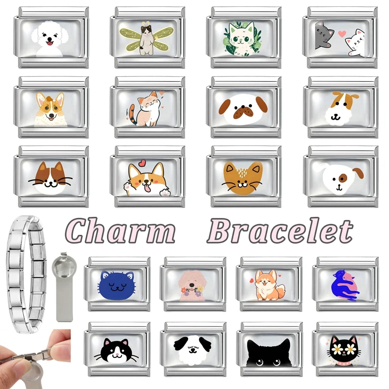 Animal Charm Bracelet Stainless Steel
