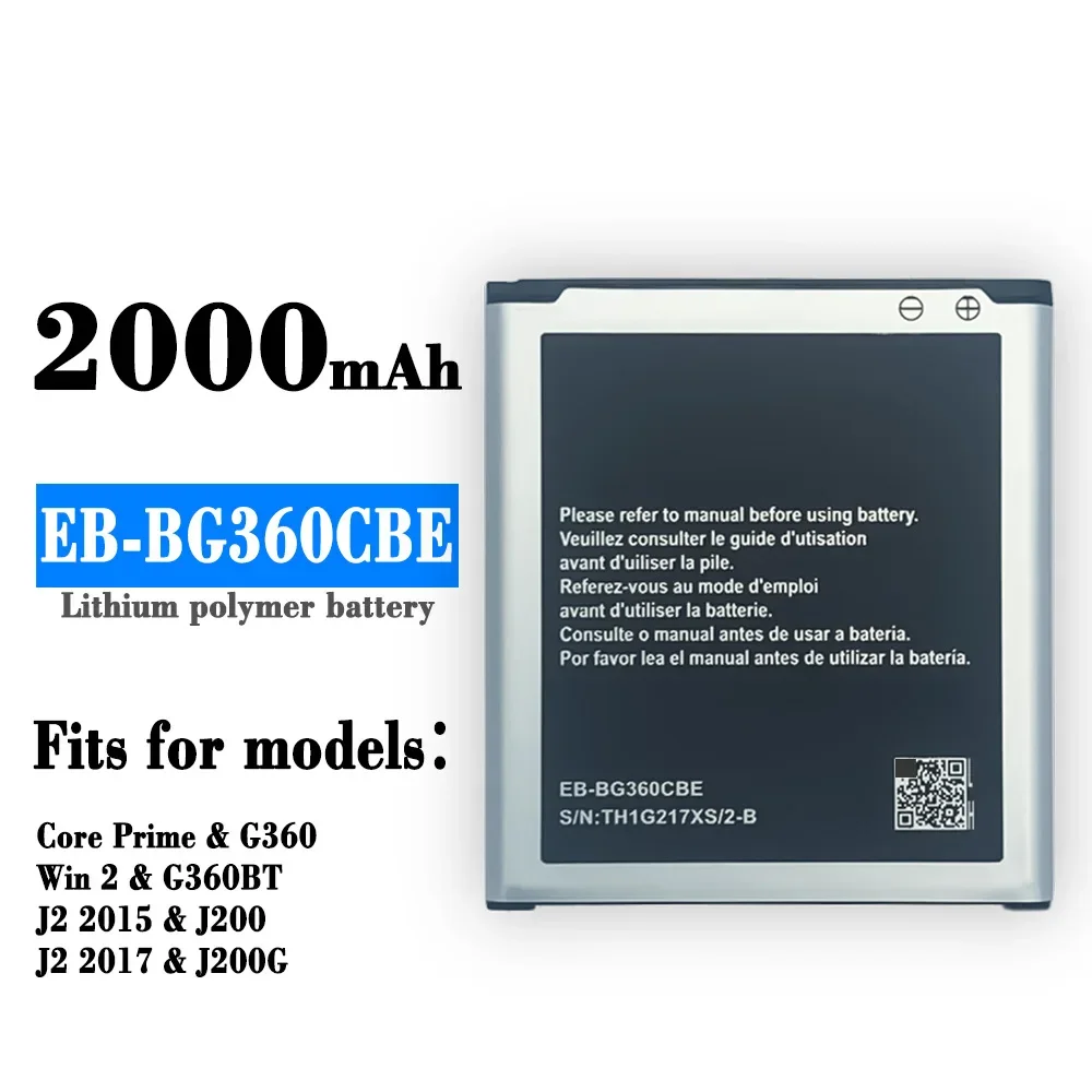 

Battery EB-BG360CBE For SAMSUNG Galaxy Core Prime G360 G361 G360V G3608 G360H EB-BG360CBC EB-BG360BBE SM-J200F J200H