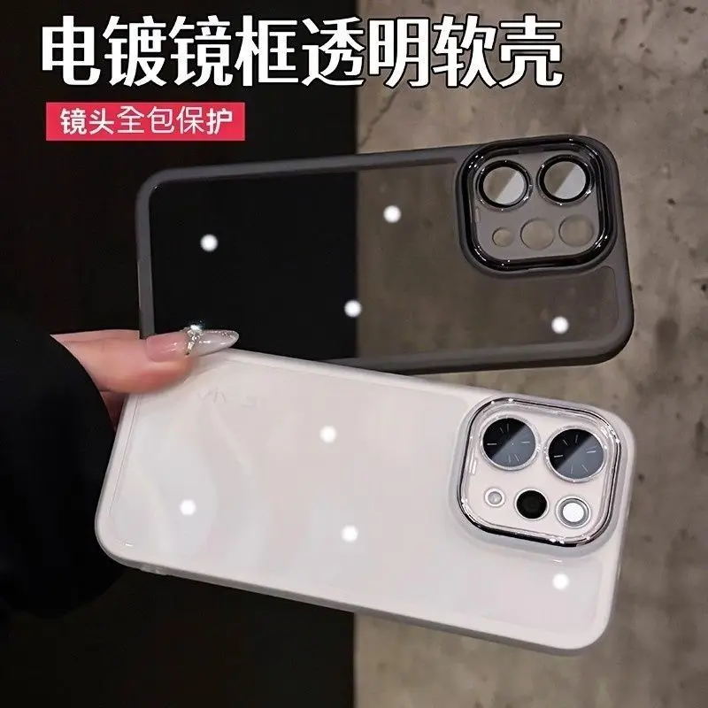 Premium Silicone TPU Case with Built-In Lens Protector – Shockproof Bumper Cover