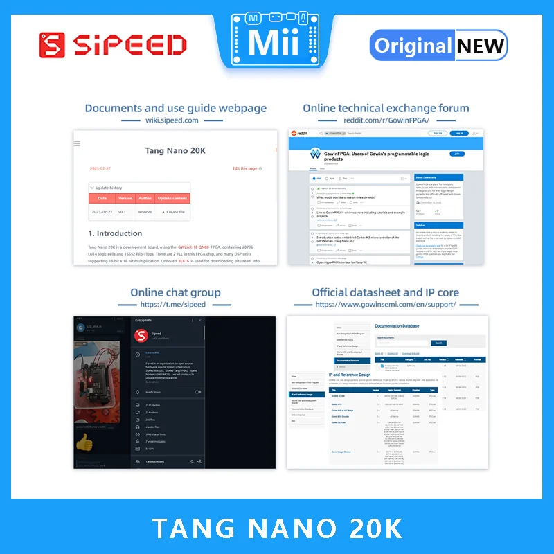 Фото Sipeed Tang Nano 20K FPGA макетная плата RISCV Linux Ретро игровой плеер №2