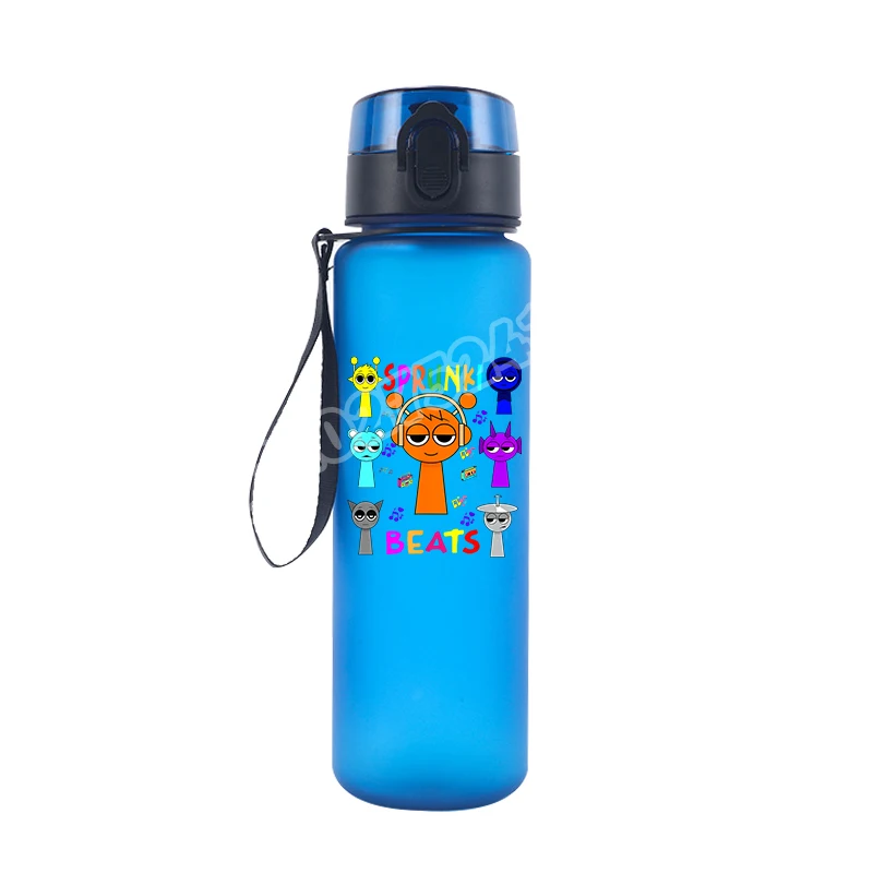 650ml Incredibox Plastic Water Cup Game Theme Sprunki Print Kettle Student Portable Large Capacity Sports Water Bottle Hot Gifts