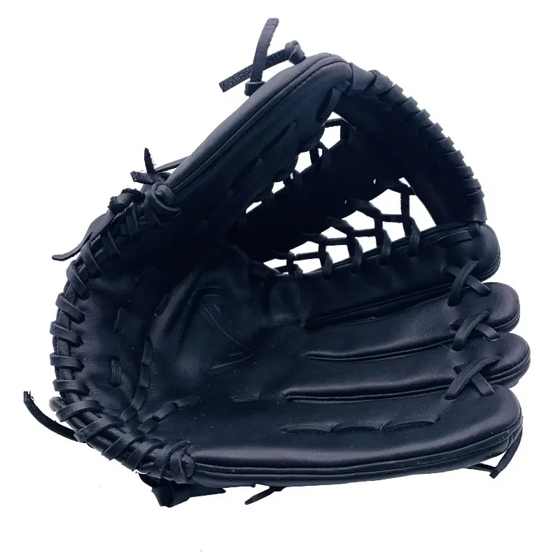Durable Leather Baseball Field Sliding Catcher Gloves Teen Softball Baseball Gloves