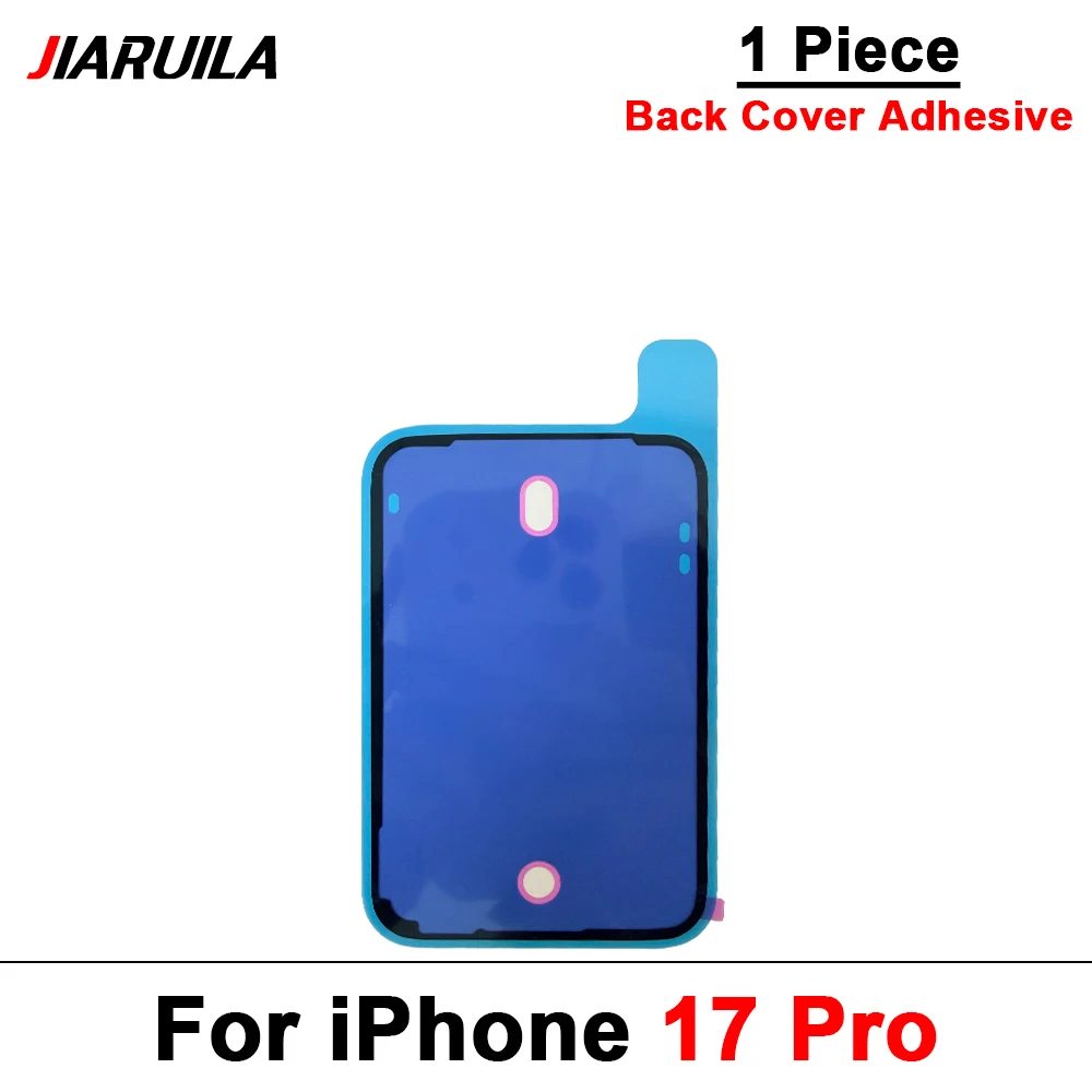 1Pcs，Back Cover Glass Housing Waterproof Seal Sticker For iPhone 14 Plus 15 16 Pro Max 17 Air Phone Repair Tape Parts