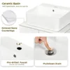 24 Inch Bathroom Vanity with Countertop Sink Combination, Modern Bathroom Storage Vanity Cabinet Set 4
