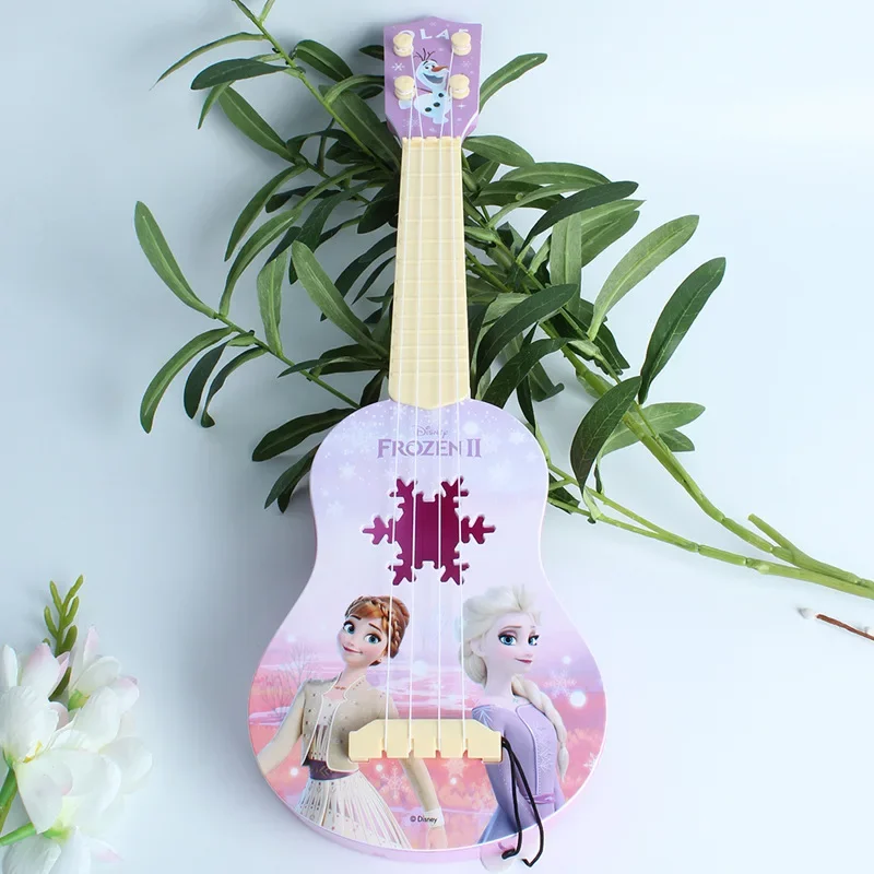 Disney frozen 2 elsa princess girls Guitar boys Cartoons Mickey Minnie Musical Instruments Toy blue Guitar Birthday toy Gifts