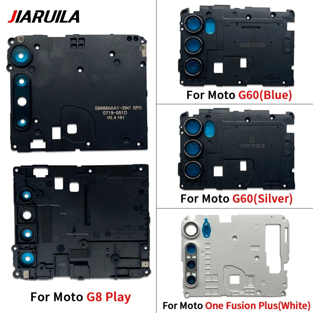 20개 도매 모토로라 엣지 30 프로 G7 G8 플레이 G9 파워 G60 원 퓨전 플러스용 메인보드 커버 좋은 교체 부품