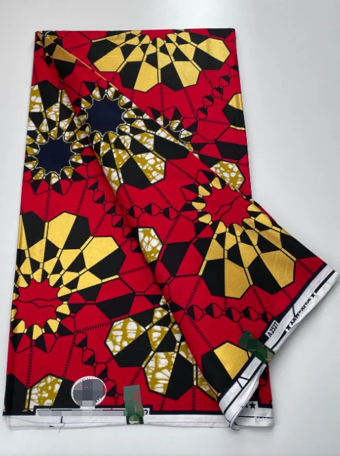 

Fashion African Golden Wax Fabrics 100% Cotton Prints Nigerian 2021 High Quality Batik Ankara Nice New Coming Veritable Material