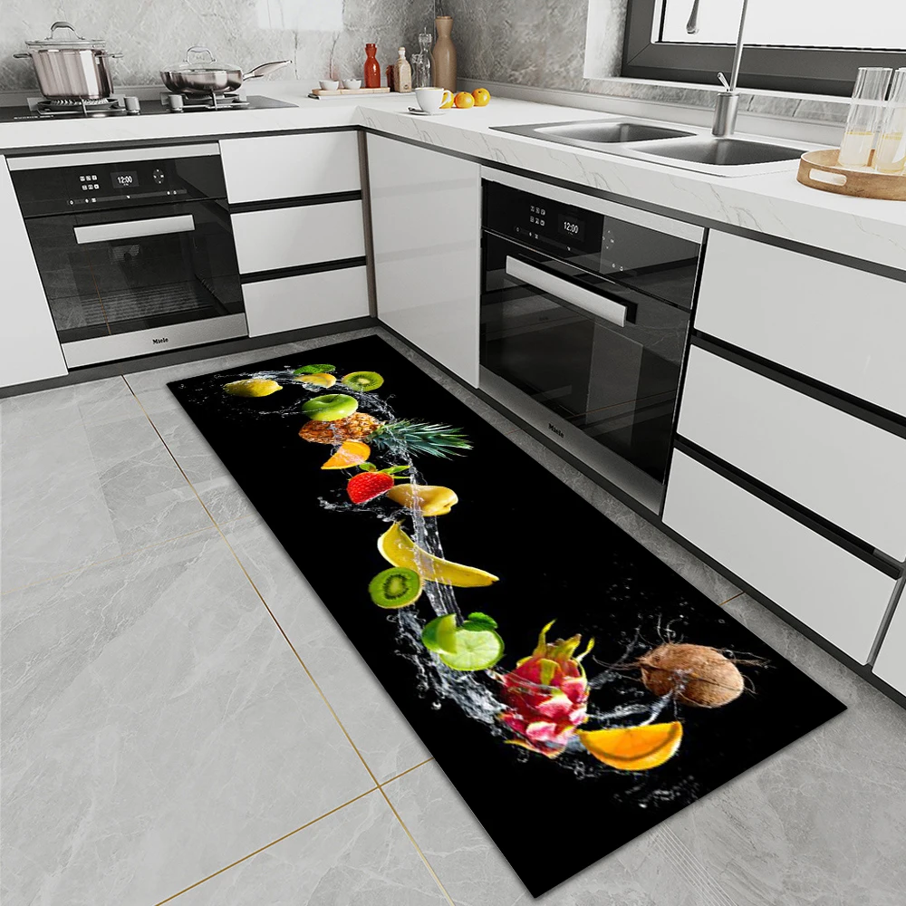 thumbnail image 1 of Alfombra de cocina duradera para la entrada del hogar, alfombrillas de cocina de alta gama para el suelo, impermeables, para el hogar, lavables, antideslizantes, alfombras grandes, 1 of 5