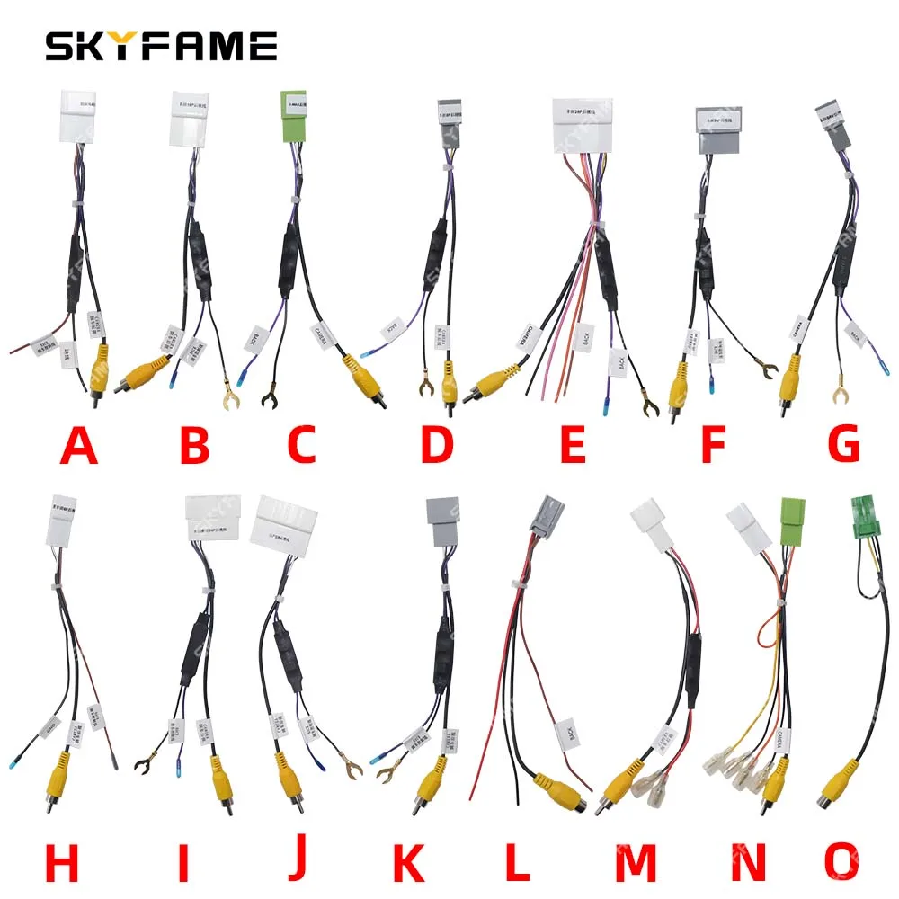 SKYFAME Car Original Factory Camera Reversing Rearview Conversion Line CVBS Adapter