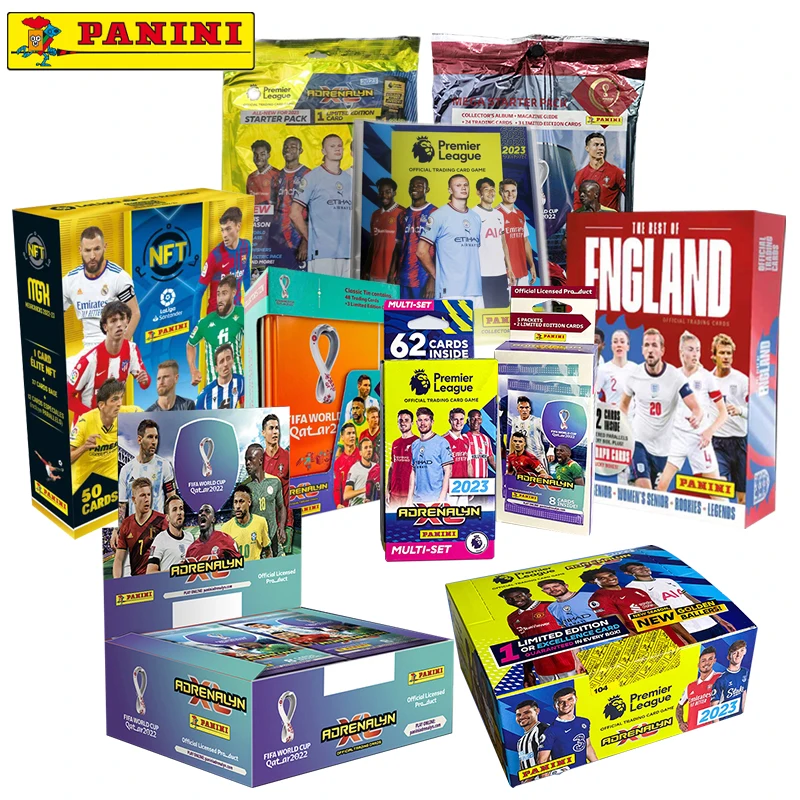 

Panini 22/23 Premier League Genuine Football Star Card Box Adrenalyn XL Star Collection Limited Card Book Official Trading Cards