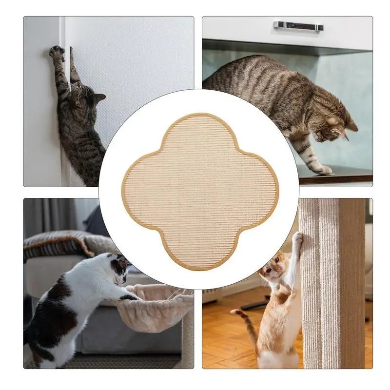 고양이 스크래치 러그, 고양이 벽 스크래치 방지, DIY 고양이 스크래치 보드, 소파 보호 발 날카롭게 다듬을 수 있는 자기 접착 카펫