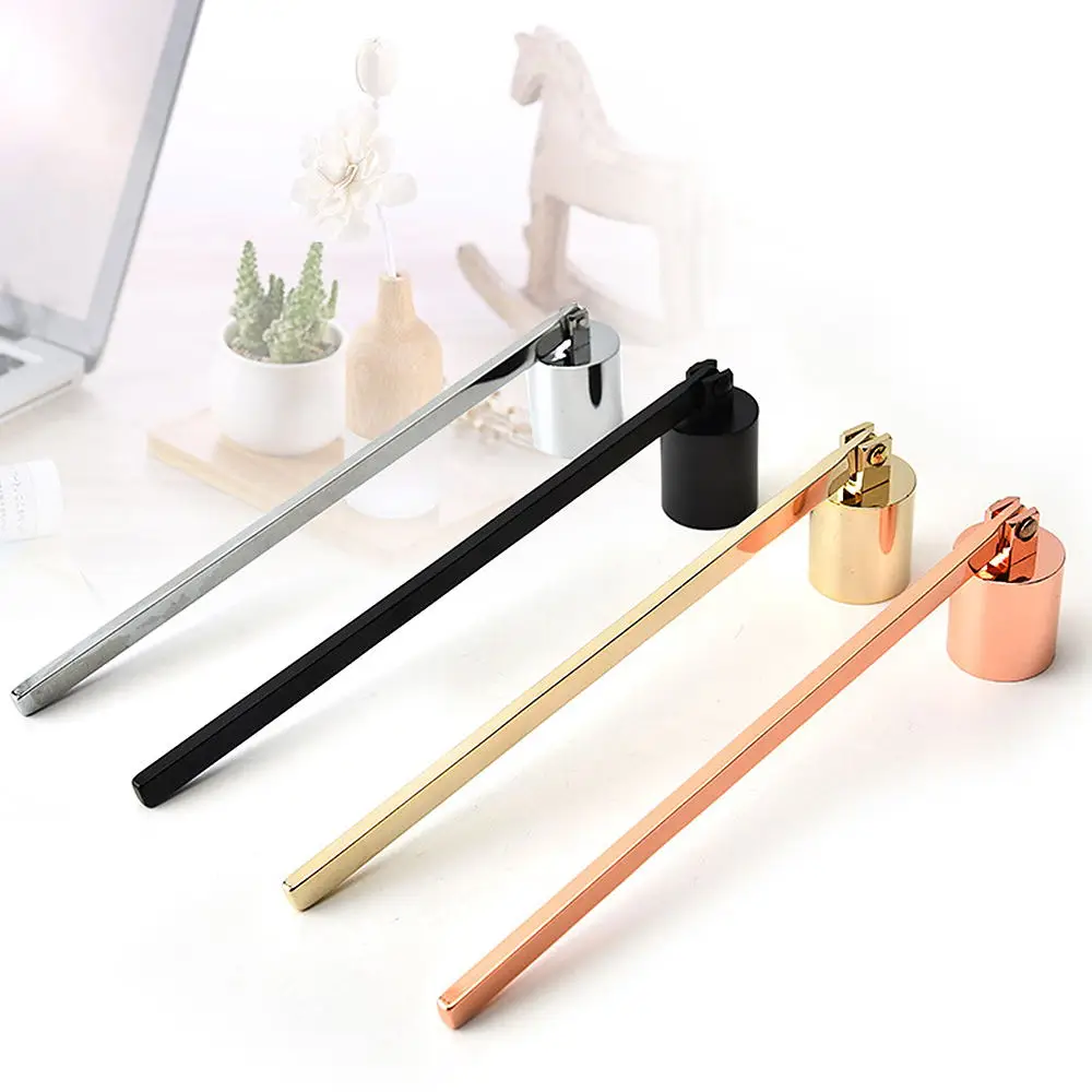 Description Picture 2 of itemBell-shaped Candle Extinguisher Alloy Candle Wick Cover Anti-smoke And Smell Candle Making Kit Accessories Home DIY Xmas Gifts