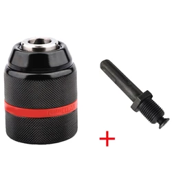 Versatile Keyless Metal Drill Chuck with Quick Grip Adapter (Chuck and SDS Plus)