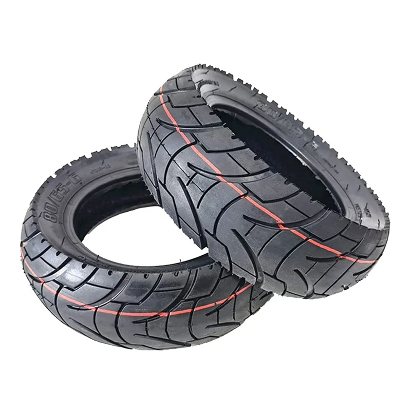 WF-10 Inch Tubeless Electric Scooter Tire,80/65-6 Tire,10X3.0-6 E-Bike Explosion-Proof Rubber Tires