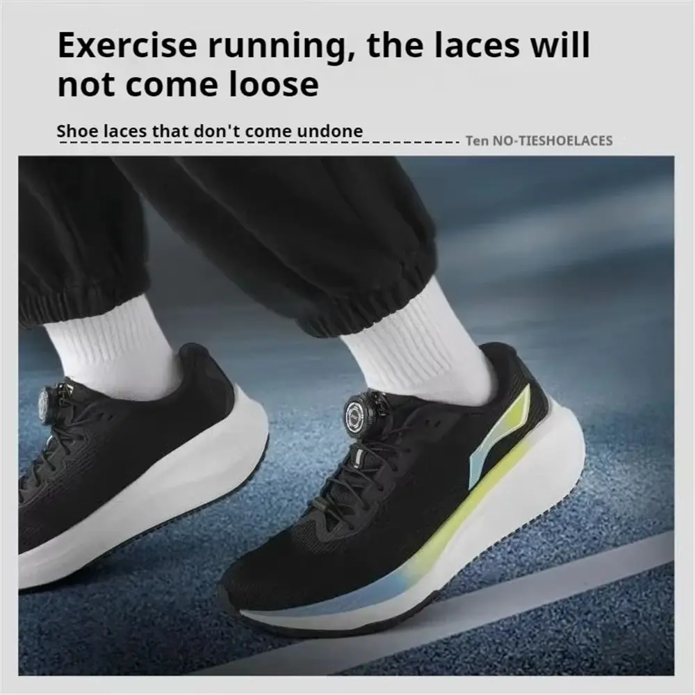 1Pair New Thick Rope Swivel Buckle Laces Quick Lock Easy Installation No Tie Shoelaces Quick Lock Shoestrings Children Adults