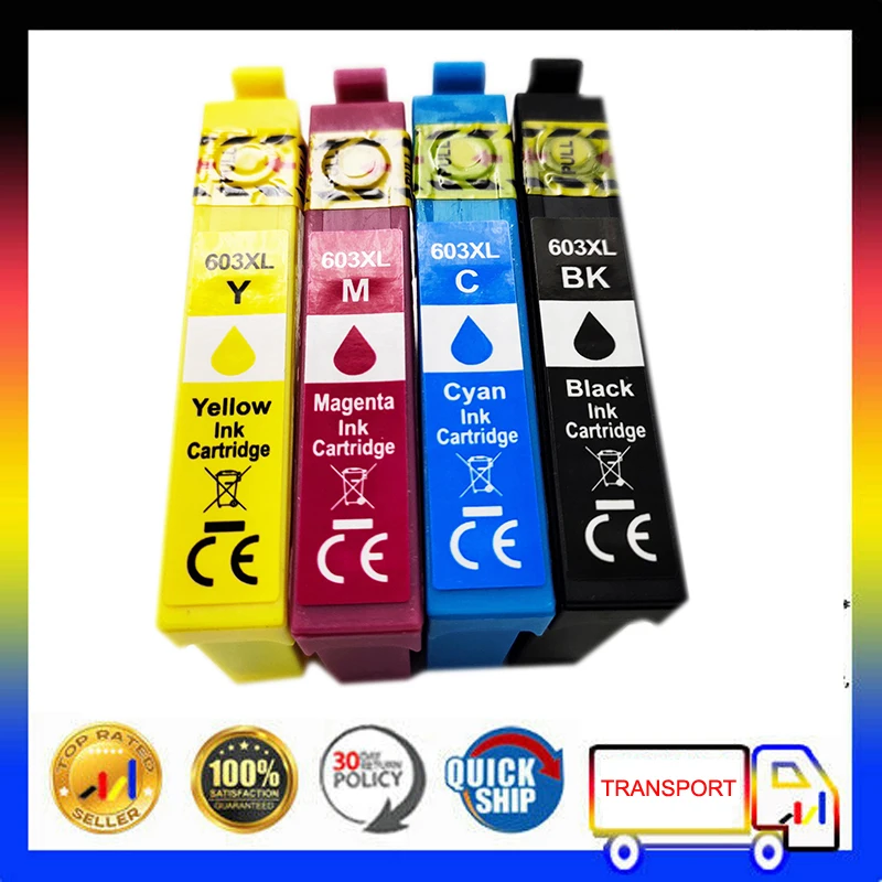 603Xl Cartucce Di Inchiostro Per Epson 603 T603Xl Xp 2100 Per Epson Xp 2100 Xp-3100 Wf-2810 Xp-3105 Xp-4100 Wf-2830 Xp-2105 Stampante