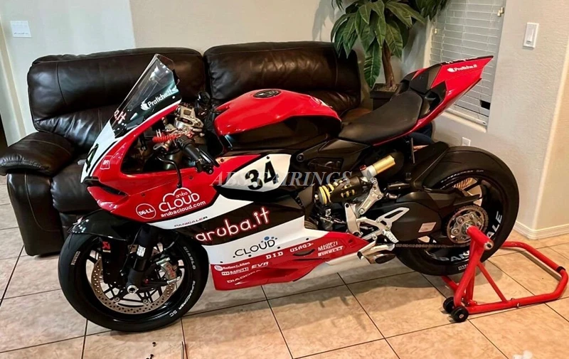 

Комплект обтекателей для мотоцикла DUCATI Panigale 899 1199 2012 2013 2014, комплект кузова из высококачественного АБС-пластика, новый красный