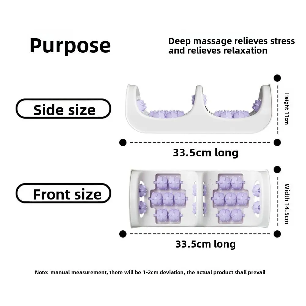 Trigger Point Reflexology Foot Massager Foot Pain Relief Improve Sleep Foot Roller Massager Promote Blood Circulation Care