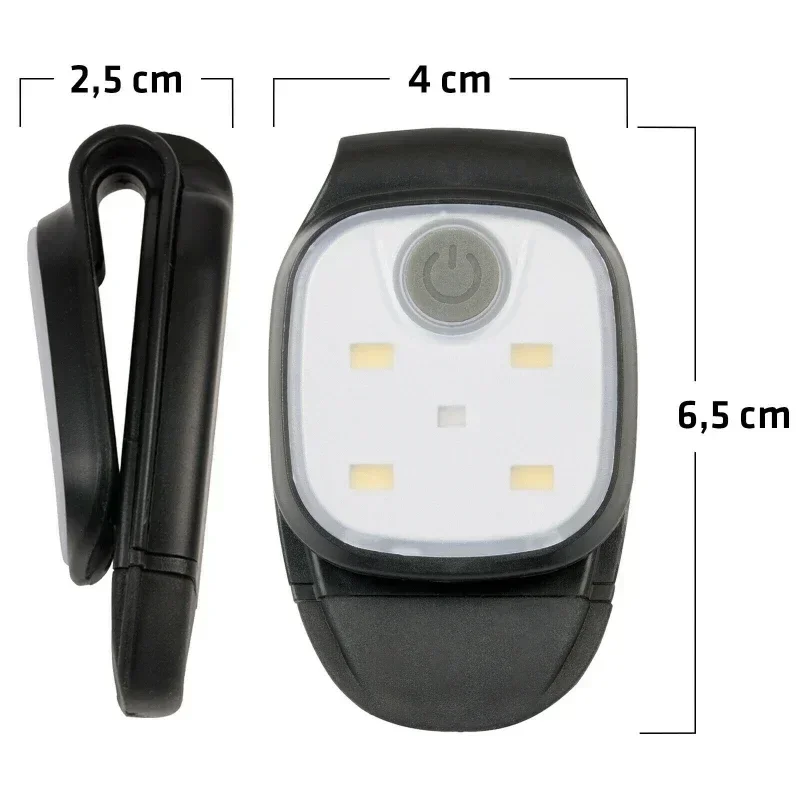USB Rechargeable LED Clip-On Safety Light with 4 Illumination Modes
