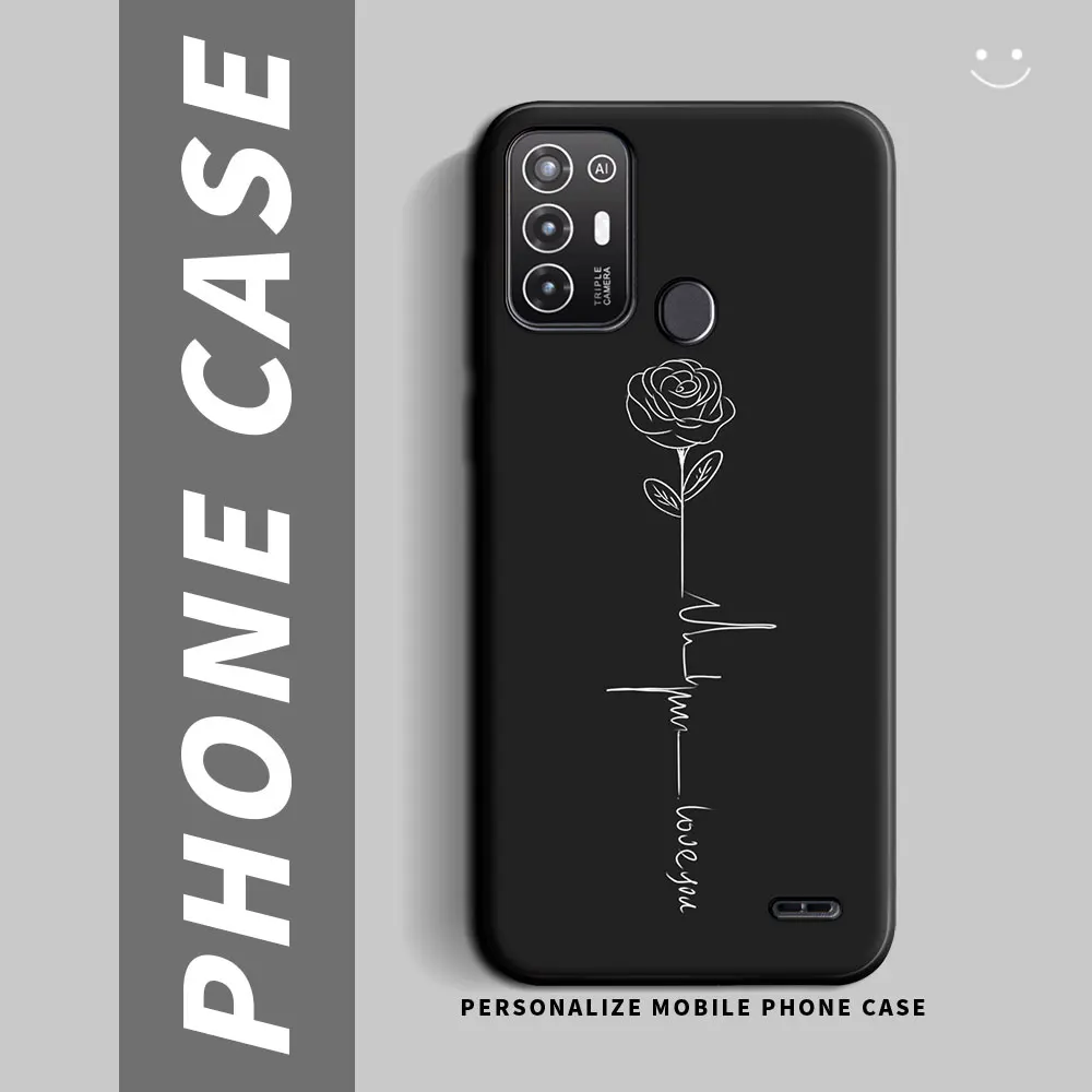 Shockproof Silicone Soft TPU Phone Case with Fashion Cartoon Design